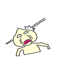 Garlic man gesture Sticker sticker #4051942
