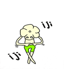 Garlic man gesture Sticker sticker #4051943