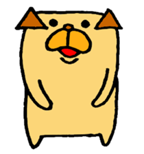 Growth diary of a dog and the chick sticker #4051947