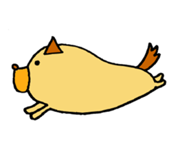 Growth diary of a dog and the chick sticker #4051951