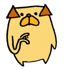 Growth diary of a dog and the chick sticker #4051953