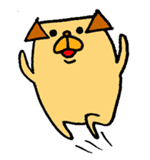 Growth diary of a dog and the chick sticker #4051961