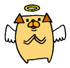 Growth diary of a dog and the chick sticker #4051965