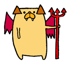 Growth diary of a dog and the chick sticker #4051966