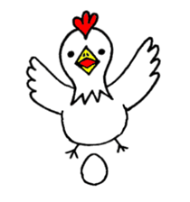 Growth diary of a dog and the chick sticker #4051978