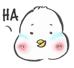 Michan bird by isasun sticker #4052271
