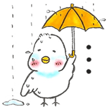 Michan bird by isasun sticker #4052275