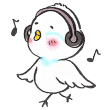 Michan bird by isasun sticker #4052290