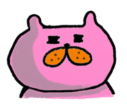 Cat of few words. sticker #4052667