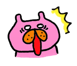 Cat of few words. sticker #4052669