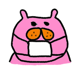 Cat of few words. sticker #4052671