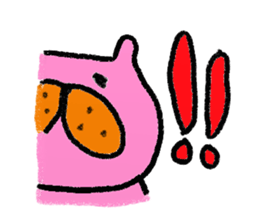 Cat of few words. sticker #4052673