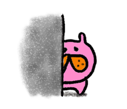 Cat of few words. sticker #4052676