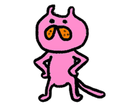 Cat of few words. sticker #4052678