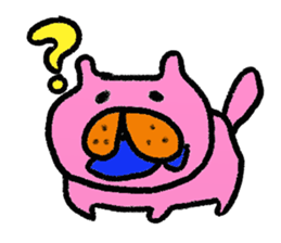 Cat of few words. sticker #4052679