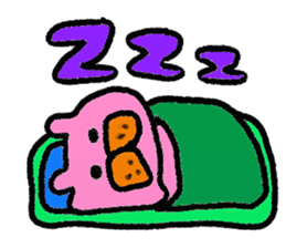 Cat of few words. sticker #4052681