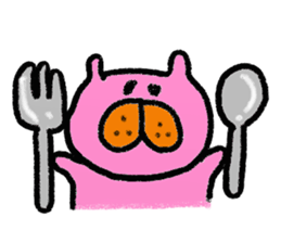 Cat of few words. sticker #4052683