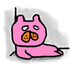 Cat of few words. sticker #4052685