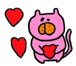 Cat of few words. sticker #4052690