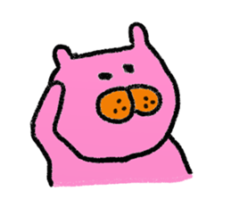 Cat of few words. sticker #4052692