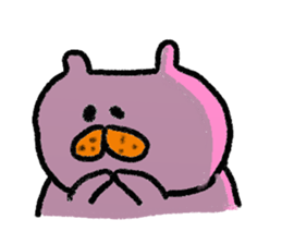 Cat of few words. sticker #4052695