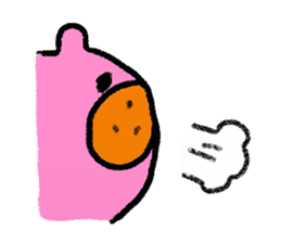 Cat of few words. sticker #4052699