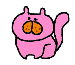 Cat of few words. sticker #4052702