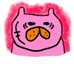 Cat of few words. sticker #4052703