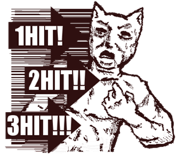 FREEDOM CAT,NEKO-OSSAN sticker #4053027