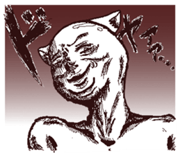 FREEDOM CAT,NEKO-OSSAN sticker #4053039