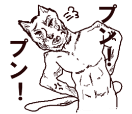 FREEDOM CAT,NEKO-OSSAN sticker #4053054