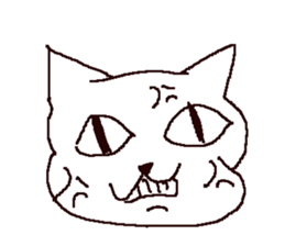 FREEDOM CAT,NEKO-OSSAN sticker #4053059