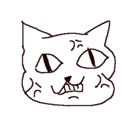 FREEDOM CAT,NEKO-OSSAN sticker #4053059