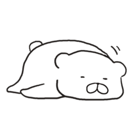 Sticker of super relax bear sticker #4053247
