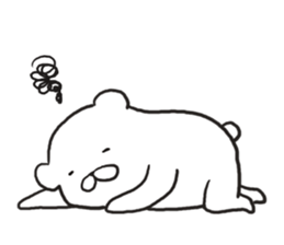 Sticker of super relax bear sticker #4053255