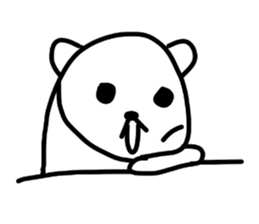 Bear scolding sticker #4053409