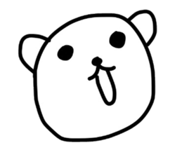 Bear scolding sticker #4053433
