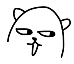 Bear scolding sticker #4053434