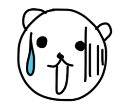 Bear scolding sticker #4053439