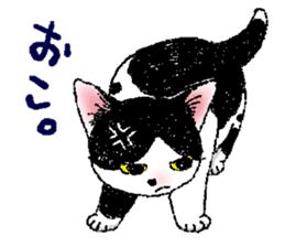 Black and white CATS 2 sticker #4053685
