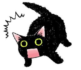 Black and white CATS 2 sticker #4053695