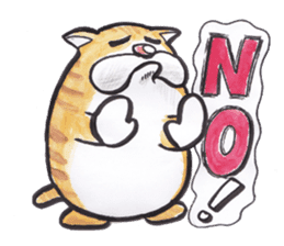 Cat nyanta Pleasant friends sticker #4054003