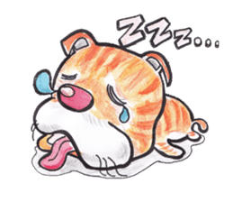 Cat nyanta Pleasant friends sticker #4054010