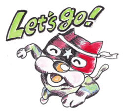 Cat nyanta Pleasant friends sticker #4054033