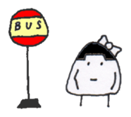 Playful Pretty RICE BALL sticker #4054184