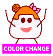 Playful Pretty RICE BALL sticker #4054188