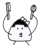 Playful Pretty RICE BALL sticker #4054201