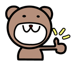 Campus life of the bear. sticker #4054902