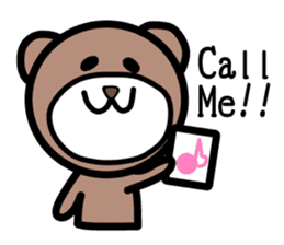 Campus life of the bear. sticker #4054904