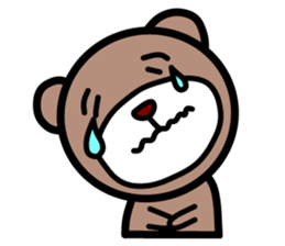 Campus life of the bear. sticker #4054908